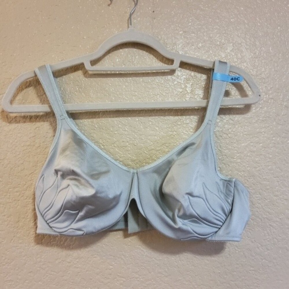 Bali Live It Up Full Figure Bra 3353 Size 40C Blue New
